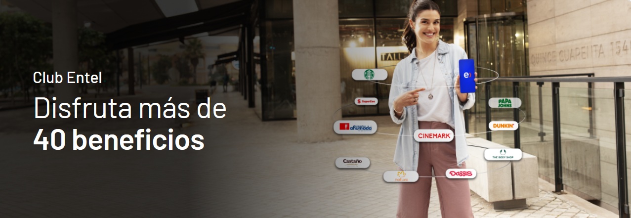 FibraPersona - Club Entel, disfruta más de 40 beneficios